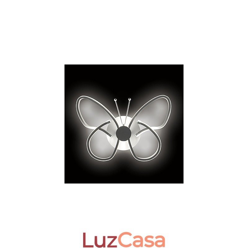 Luminárias de parede modernas em forma de borboleta, criativas, de metal e acrílico, para sala de estar, corredor, quarto, quartos de hotel, abajur de cabeceira