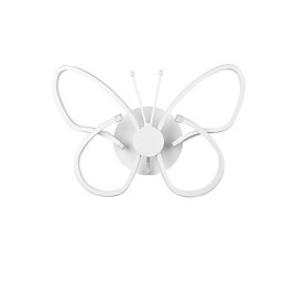 Luminárias de parede modernas em forma de borboleta, criativas, de metal e acrílico, para sala de estar, corredor, quarto, quartos de hotel, abajur de cabeceira