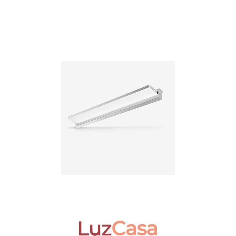 Recurso eletrogalvanizado moderno contemporâneo integrado para iluminação de banheiro com luz ambiente Luz de parede