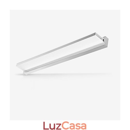 Recurso eletrogalvanizado moderno contemporâneo integrado para iluminação de banheiro com luz ambiente Luz de parede