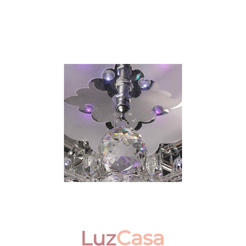 Moderno Contemporâneo Cristal Galvanizado Vidro Montagem Embutida
