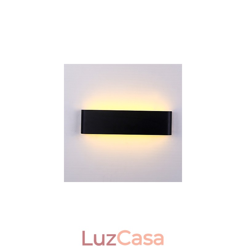 Apliques de parede Moderno Contemporâneo Metal 24cm