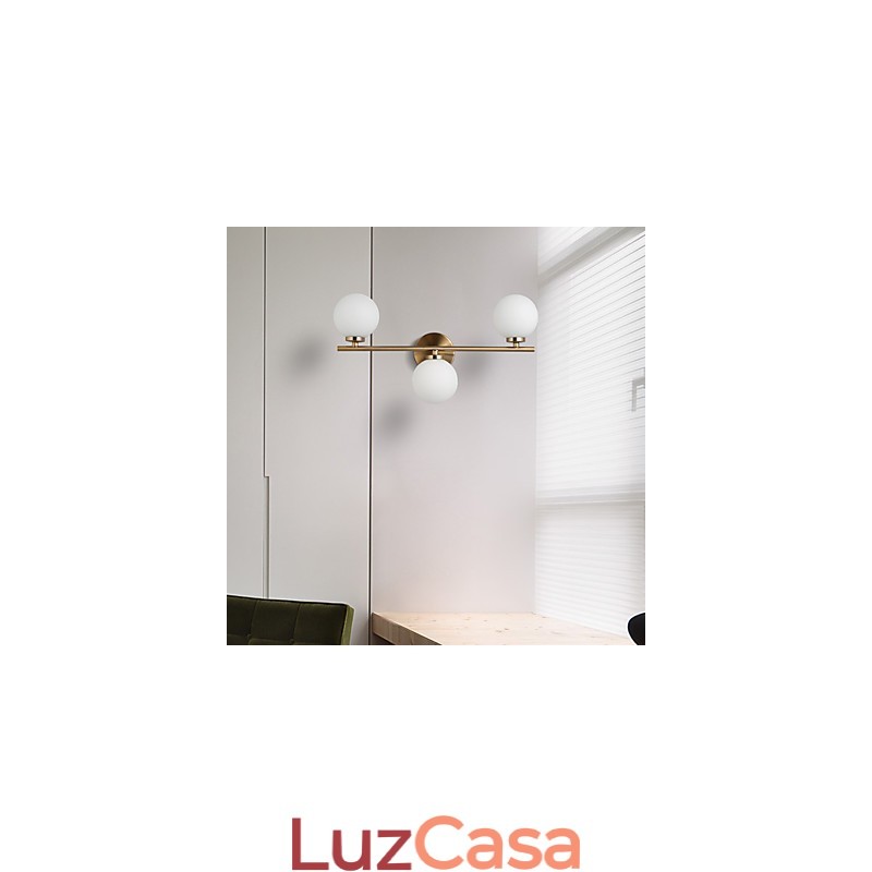 Luminária de parede de vidro moderna contemporânea bronze característica para mini estilo uplight arandelas de parede luz de parede