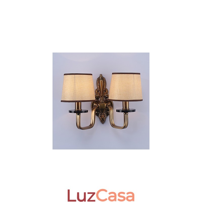 Recurso tradicional clássico galvanizado para proteção ocular Arandelas de parede Downlight Luminária de parede