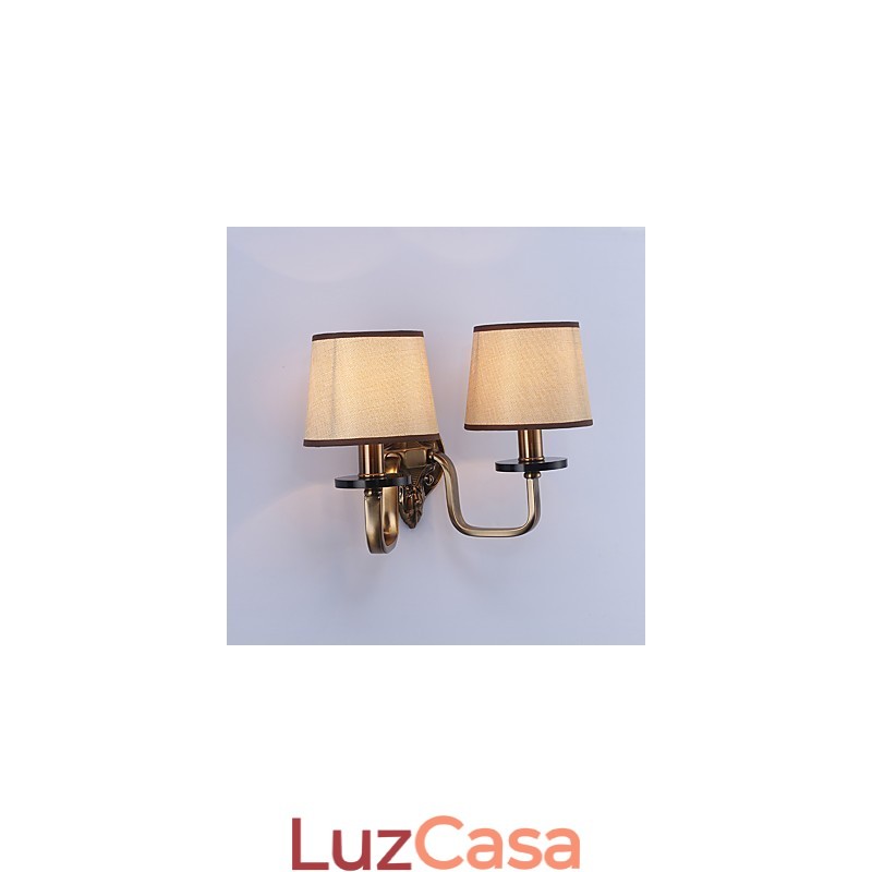 Recurso tradicional clássico galvanizado para proteção ocular Arandelas de parede Downlight Luminária de parede