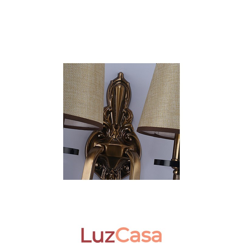 Recurso tradicional clássico galvanizado para proteção ocular Arandelas de parede Downlight Luminária de parede