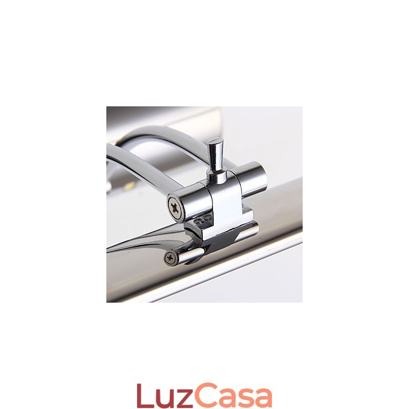 Luminária de parede moderna contemporânea galvanizada para iluminação de banheiro