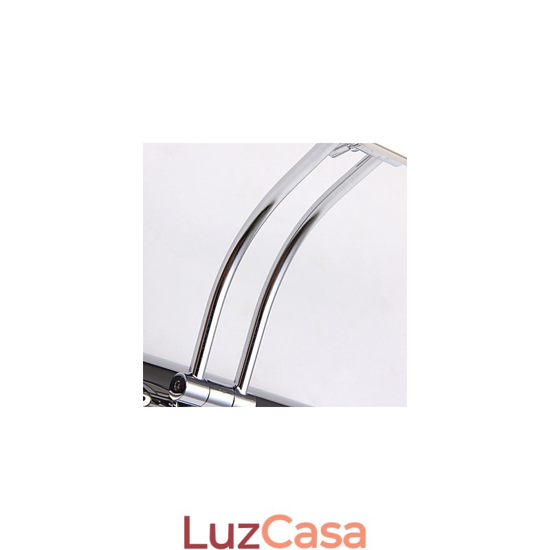 Luminária de parede moderna contemporânea galvanizada para iluminação de banheiro