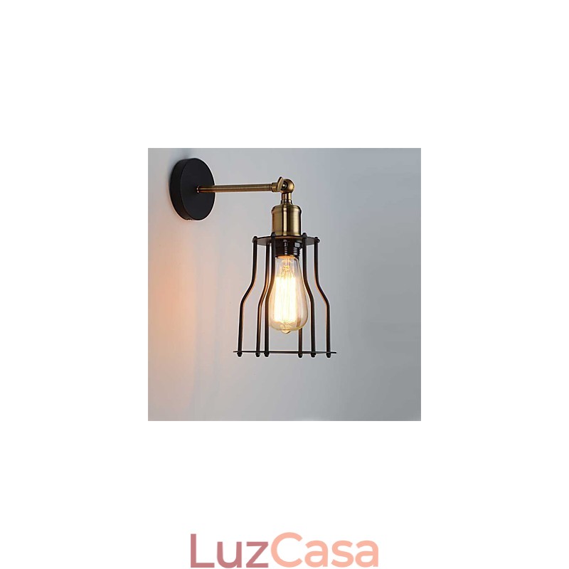 Loft vintage Wall Lights Industrial Edison Moda Simplicidade Wall Sconces Base de Metal Cap