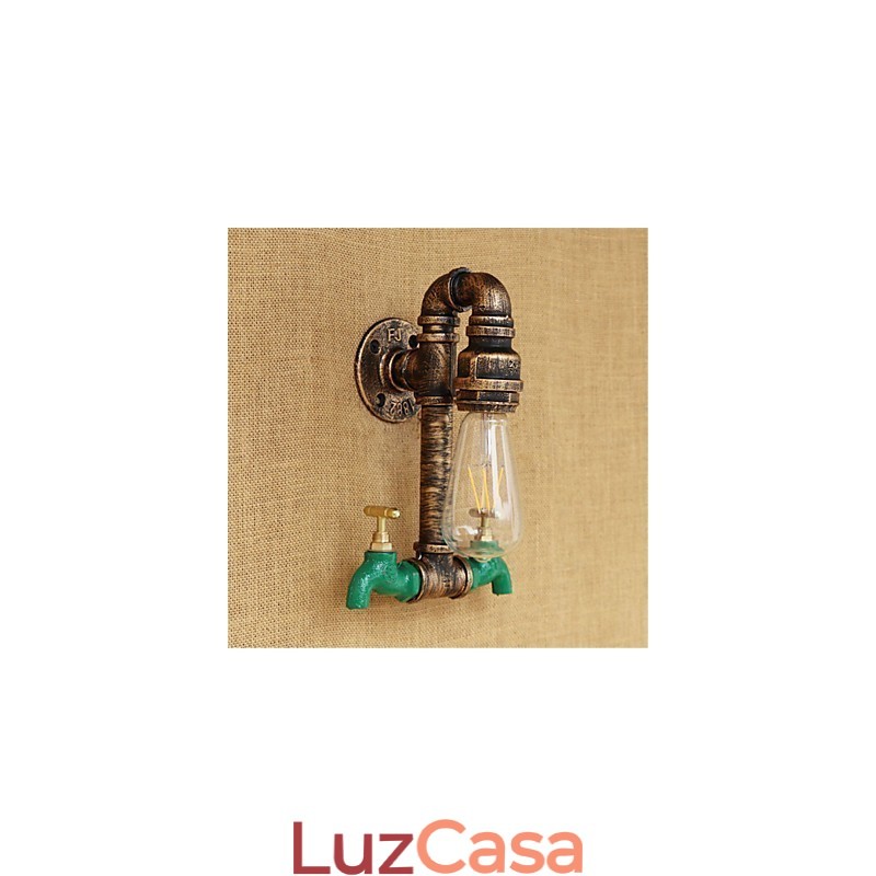 Recurso de pintura retrô country para arandelas de parede de luz ambiente estilo mini