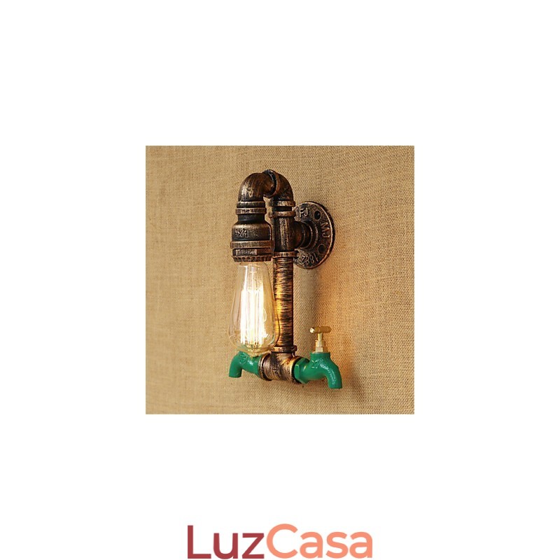 Recurso de pintura retrô country para arandelas de parede de luz ambiente estilo mini