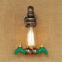 Recurso de pintura retrô country para arandelas de parede de luz ambiente estilo mini