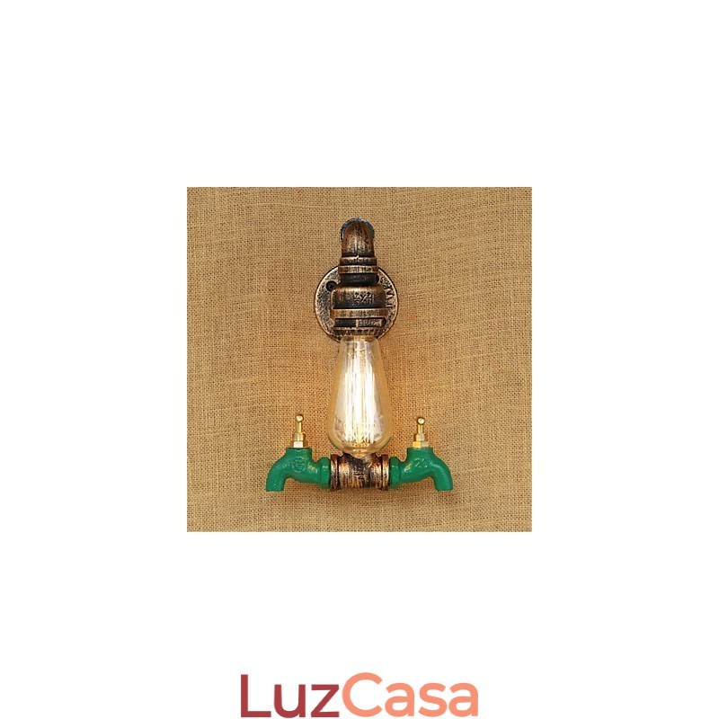 Recurso de pintura retrô country para arandelas de parede de luz ambiente estilo mini