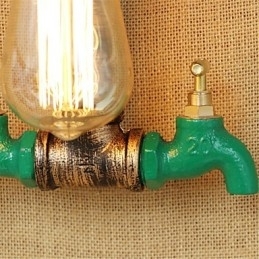 Recurso de pintura retrô country para arandelas de parede de luz ambiente estilo mini