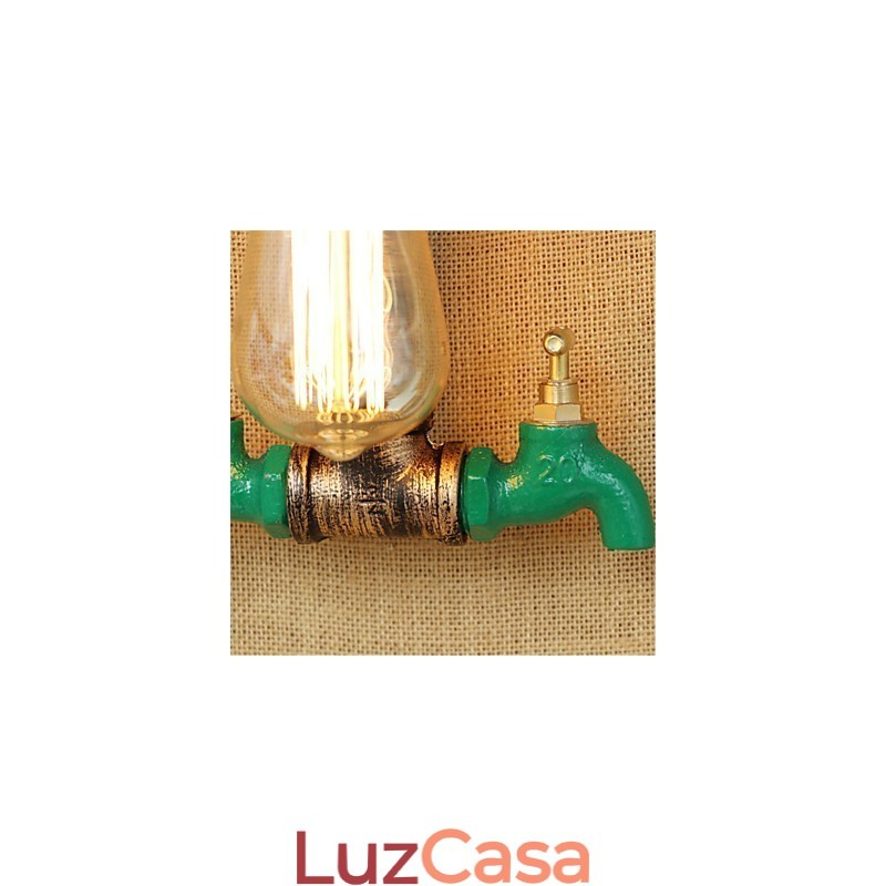 Recurso de pintura retrô country para arandelas de parede de luz ambiente estilo mini