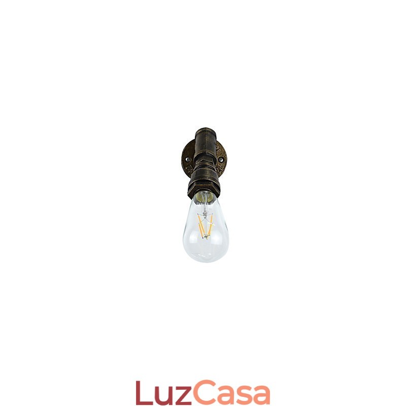 Luminária de parede Arandelas de parede Luminária de parede de ferro Lâmpada de parede sabre de luz preta muda na parede