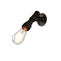 Luminária de parede Arandelas de parede Luminária de parede de ferro Lâmpada de parede sabre de luz preta muda na parede