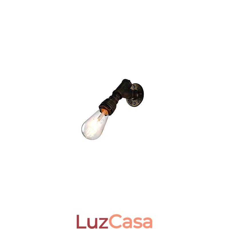 Luminária de parede Arandelas de parede Luminária de parede de ferro Lâmpada de parede sabre de luz preta muda na parede