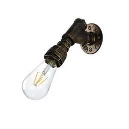 Luminária de parede Arandelas de parede Luminária de parede de ferro Lâmpada de parede sabre de luz preta muda na parede
