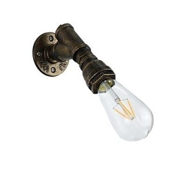 Luminária de parede Arandelas de parede Luminária de parede de ferro Lâmpada de parede sabre de luz preta muda na parede