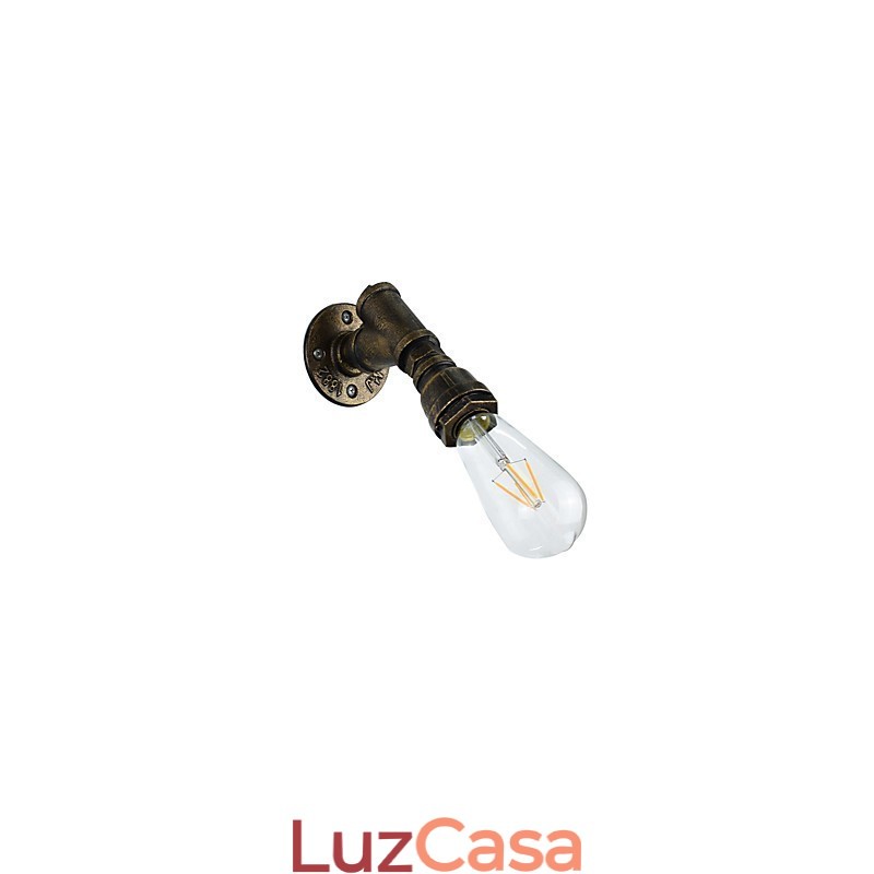 Luminária de parede Arandelas de parede Luminária de parede de ferro Lâmpada de parede sabre de luz preta muda na parede
