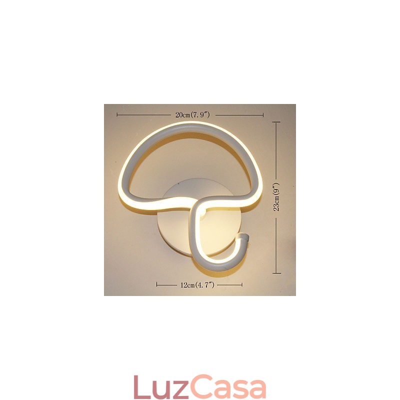 Lâmpada minimalista moderna Lâmpada de cabeceira para quarto Corredores Hotel Projeto Iluminação Alumínio Circular Lâmpada de parede