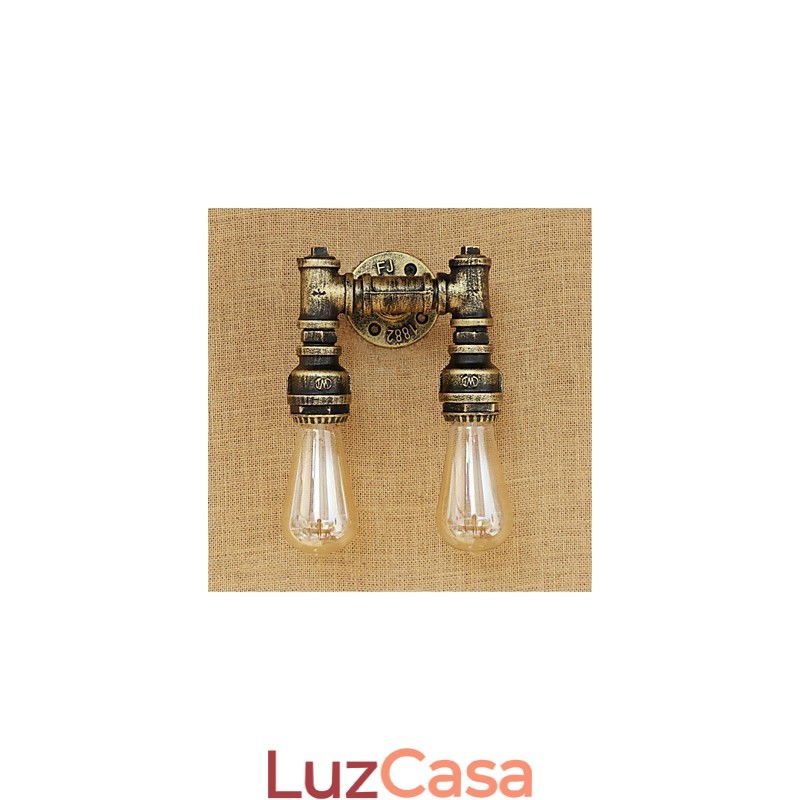 Pintura rústica estilo chalé country retrô para apliques de parede com luz ambiente estilo mini