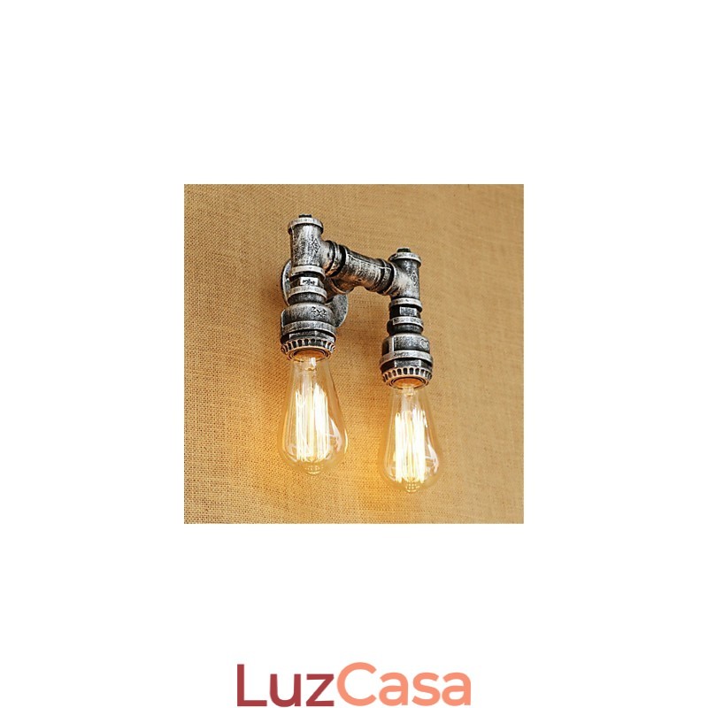 Pintura rústica estilo chalé country retrô para apliques de parede com luz ambiente estilo mini