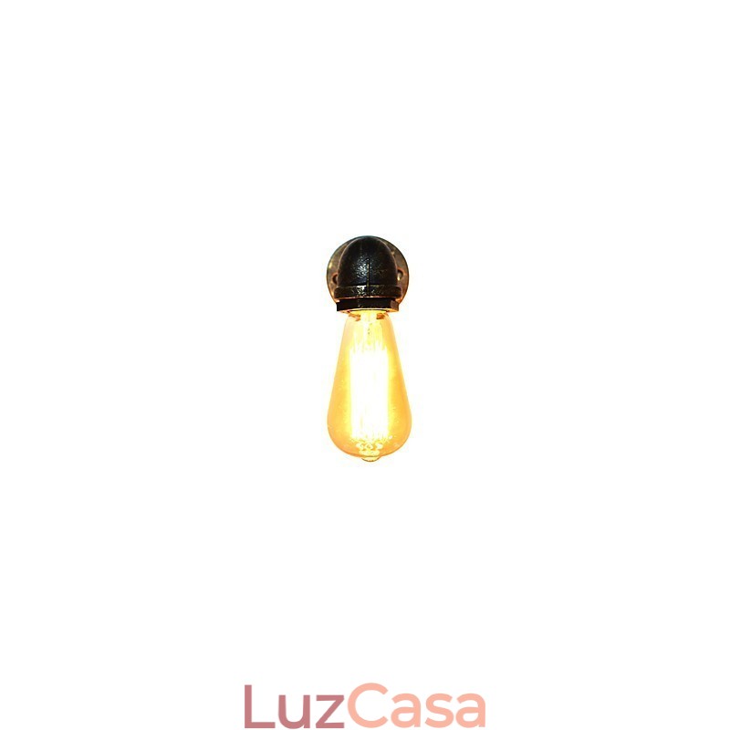 Arandelas de parede rústicas tradicionais clássicas de latão antigo para iluminação ambiente