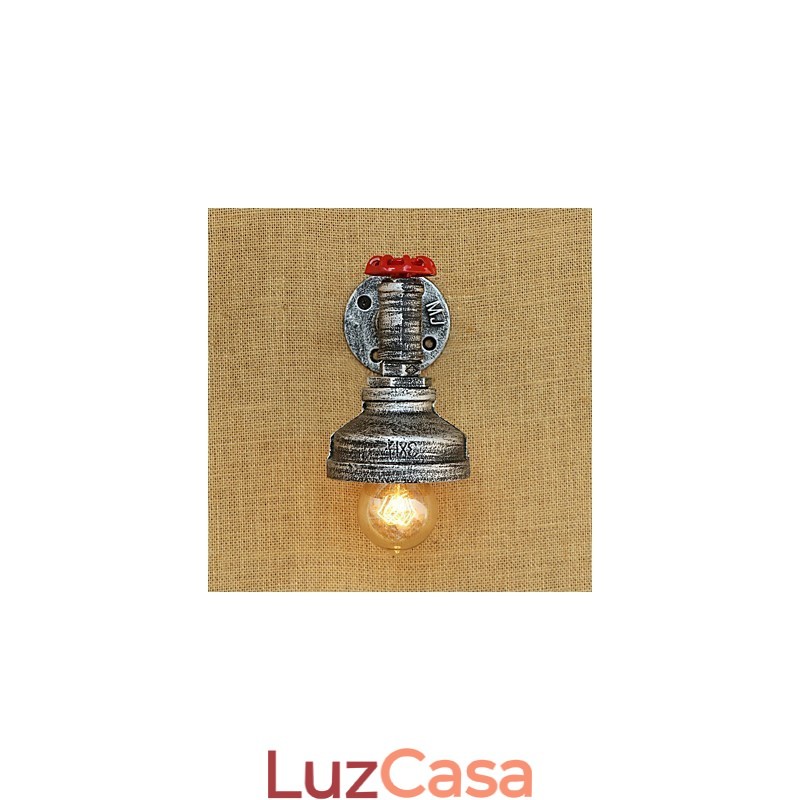 Pintura retrô country para arandelas de parede com luz ambiente
