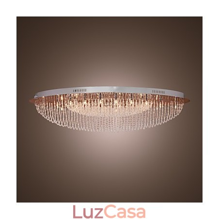Moderno Contemporâneo Cristal Cromado Metal Montagem Embutida Moderno Contemporâneo Cristal Cromado Metal Montagem Embutida