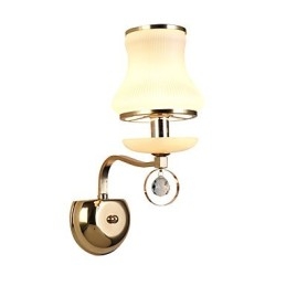 Recurso eletrogalvanizado contemporâneo moderno para arandelas de parede de luz ambiente de cristal