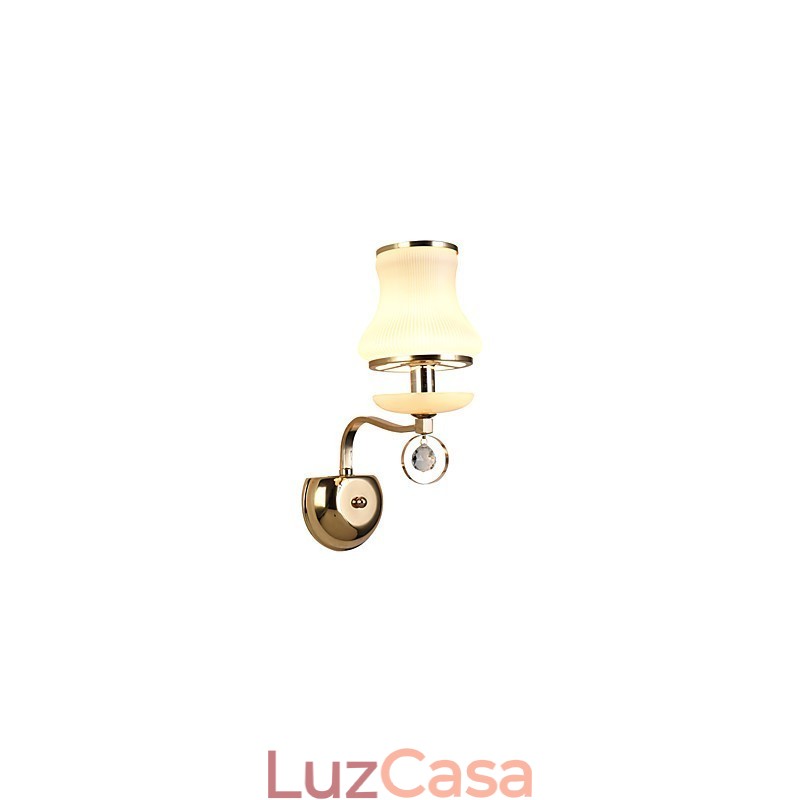 Recurso eletrogalvanizado contemporâneo moderno para arandelas de parede de luz ambiente de cristal
