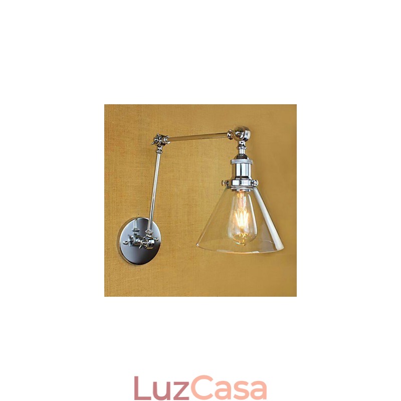 Recurso de galvanoplastia retrô country para luzes de braço oscilante de proteção ocular estilo mini