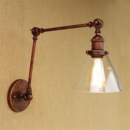 Recurso de galvanoplastia retrô country para luzes de braço oscilante de proteção ocular estilo mini