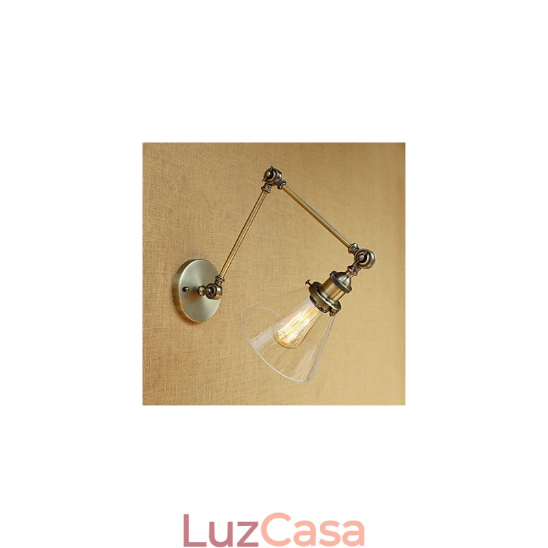 Recurso de galvanoplastia retrô country para luzes de braço oscilante de proteção ocular estilo mini