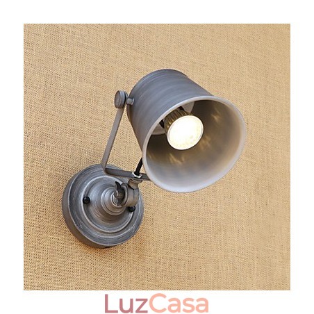 Pintura rústica estilo chalé country retrô para proteção ocular estilo mini parede com luz ambiente