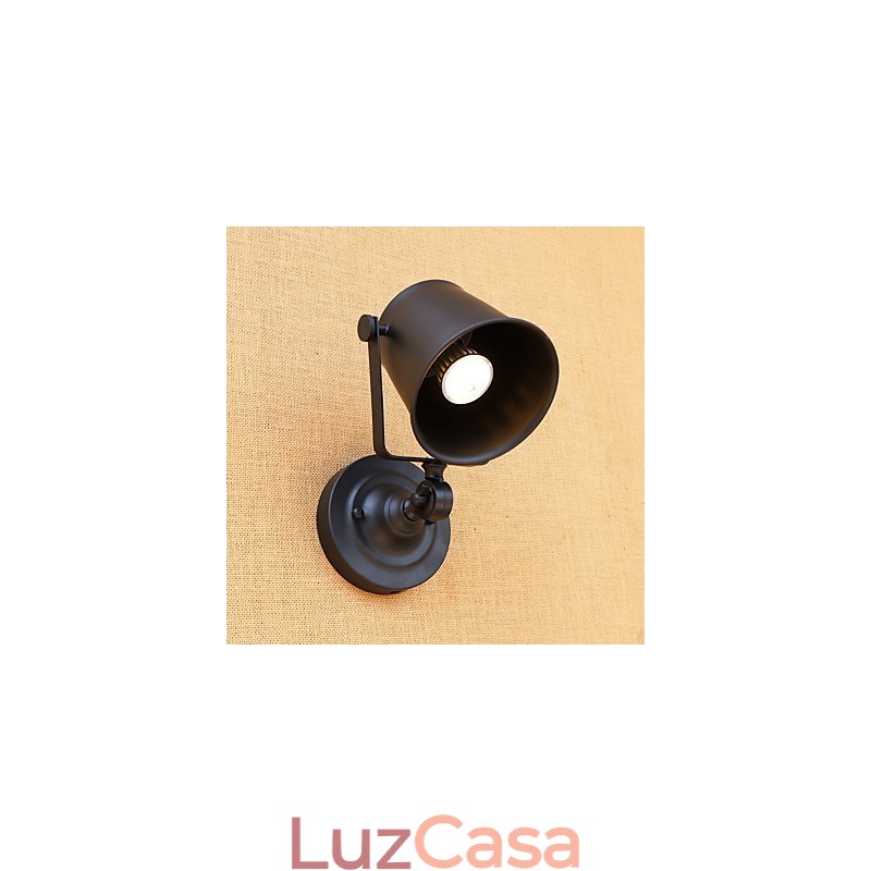 Pintura rústica estilo chalé country retrô para proteção ocular estilo mini parede com luz ambiente