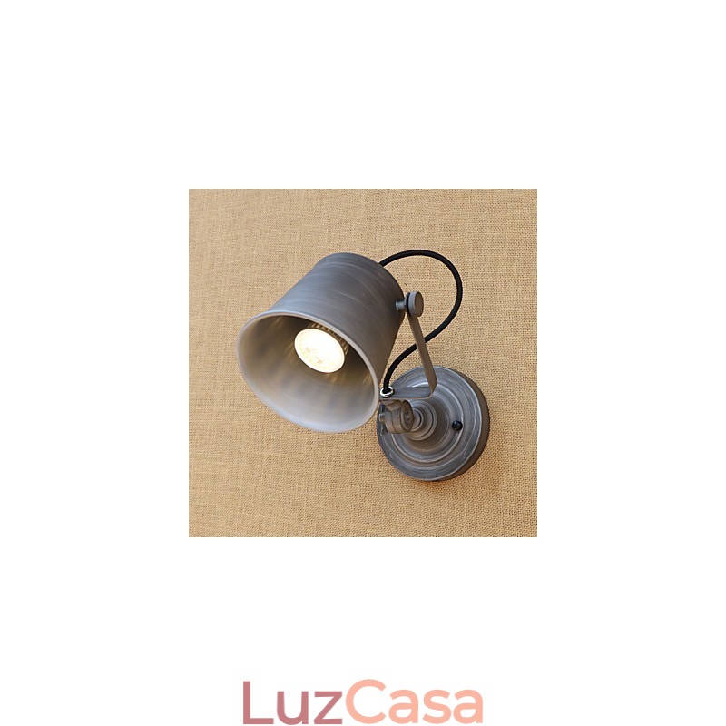 Pintura rústica estilo chalé country retrô para proteção ocular estilo mini parede com luz ambiente