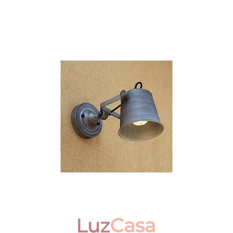 Pintura rústica estilo chalé country retrô para proteção ocular estilo mini parede com luz ambiente