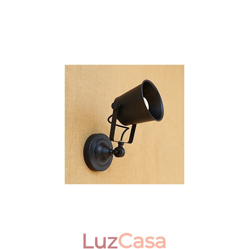 Pintura rústica estilo chalé country retrô para proteção ocular estilo mini parede com luz ambiente