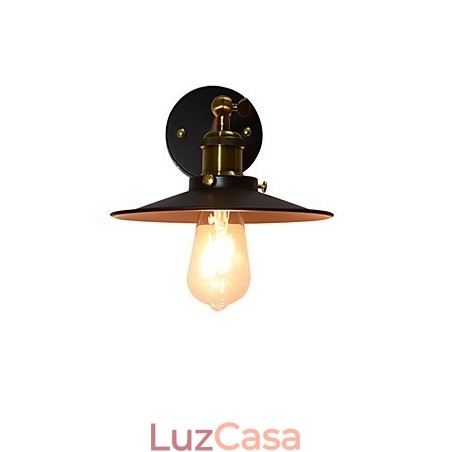 Pintura de parede única de ferro luminária de parede lâmpada sabre de luz preta muda na parede Pintura de parede única de ferro luminária de parede lâmpada sabre de luz preta muda na parede