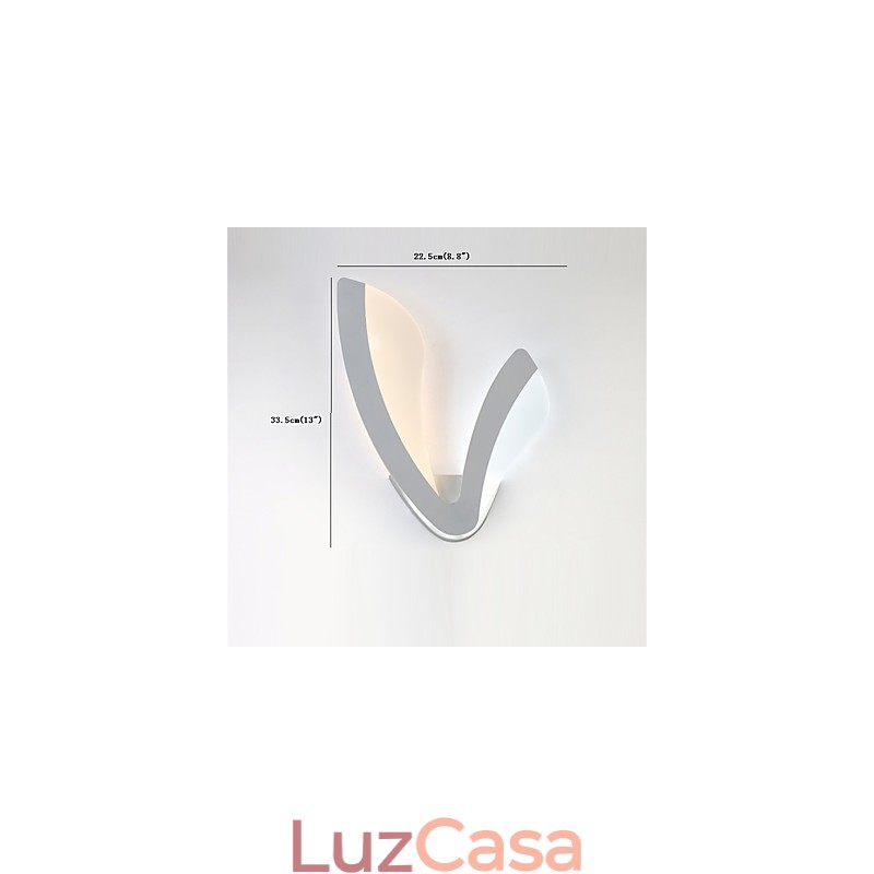 Luminárias de parede modernas estilo simplicidade iluminação acrílica sala de estar corredor quarto quartos de hotel lâmpada de cabeceira