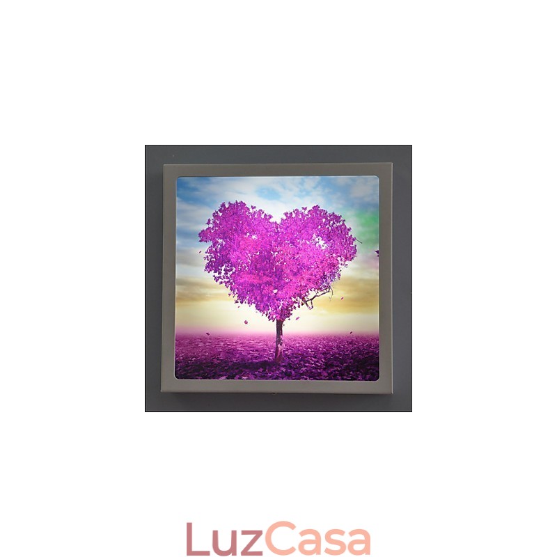 Pintura contemporânea moderna integrada, recurso de pintura contemporânea para arandelas de parede com luz ambiente