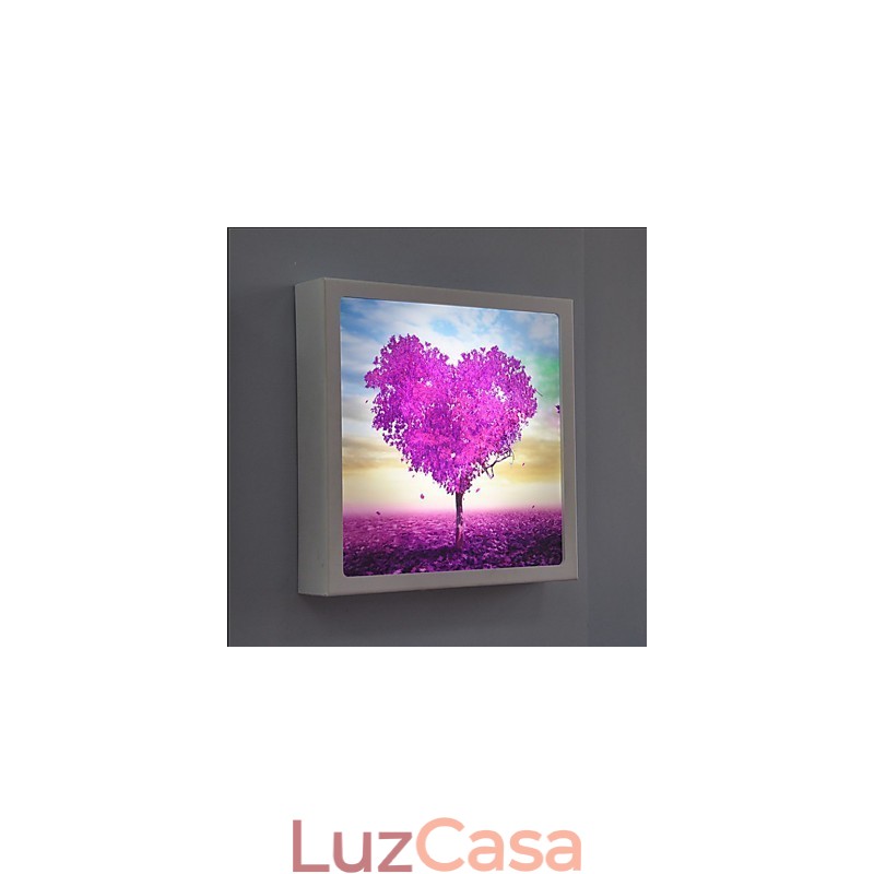Pintura contemporânea moderna integrada, recurso de pintura contemporânea para arandelas de parede com luz ambiente