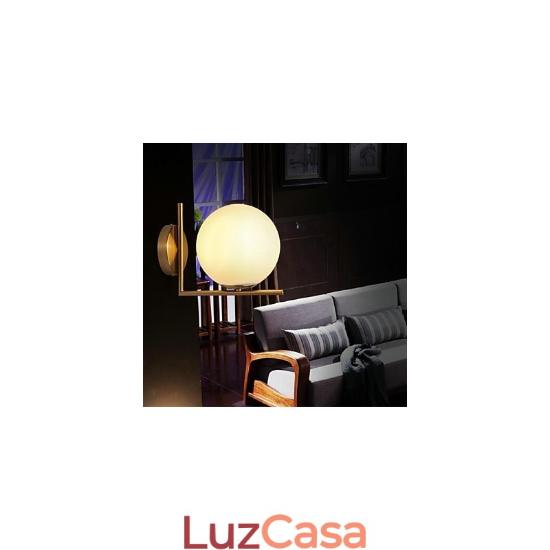 Recurso galvanizado rústico para arandelas de parede estilo mini, luz ambiente, luminária de parede