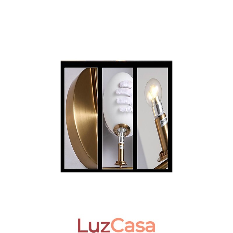 Recurso galvanizado rústico para arandelas de parede estilo mini, luz ambiente, luminária de parede