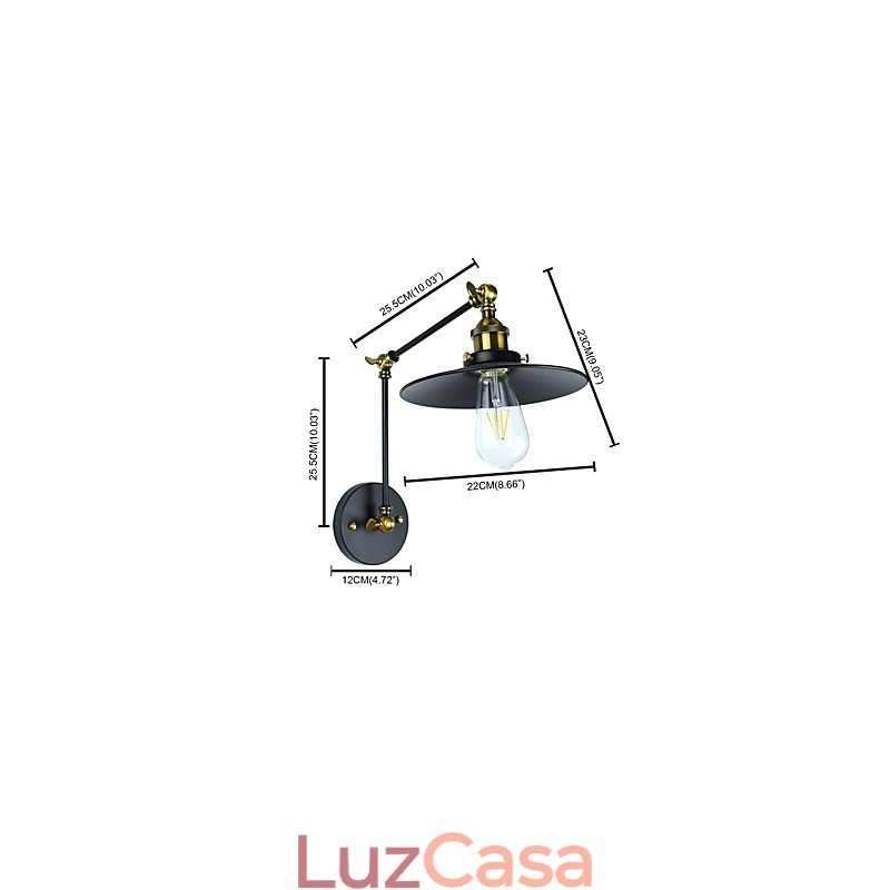 Pintura Clássica Tradicional Rústica Lodge Recurso para Luzes de Parede Downlight Luz de Parede