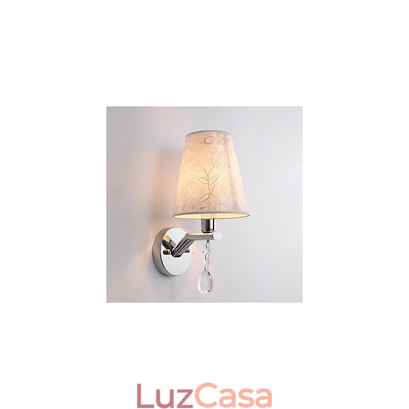 Luminária de parede moderna contemporânea galvanizada para iluminação ambiente