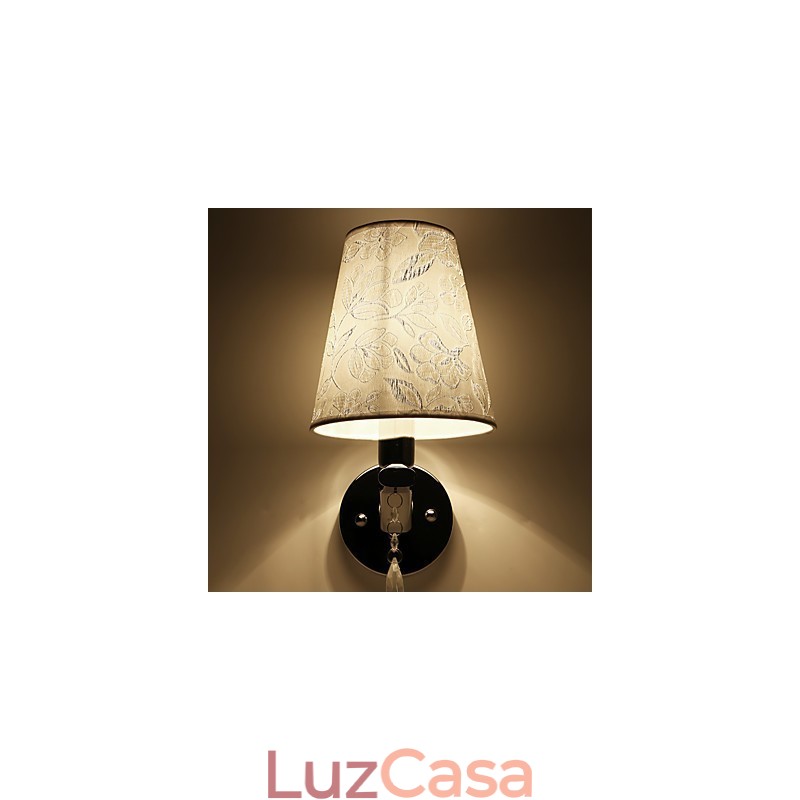Luminária de parede moderna contemporânea galvanizada para iluminação ambiente